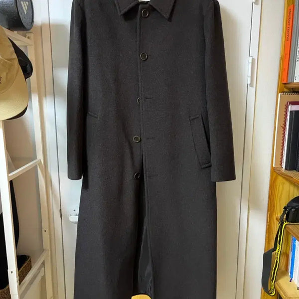 [BUNJANG] Amomento 25FW Single Coat Dark Brown M / 아모멘토 25fw 싱글코트 다크브라운 M