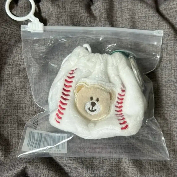 [BUNJANG] Starbucks Baseball Drawstring Pouch Keychain (New) / 스타벅스 야구공 복조리키링(새상품)