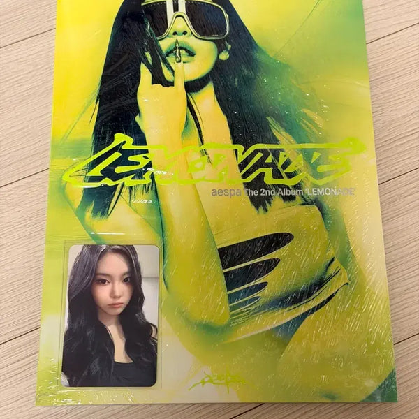 [BUNJANG] aespa Lemonade Acid Album & Lucky Draw Ningning Photocard / 에스파 Lemonade Acid 앨범 & 럭드 포카 닝닝