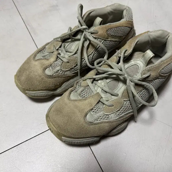 [BUNJANG] Adidas Yeezy 500 Blush Sneakers / 이지 500 블러쉬 운동화 280