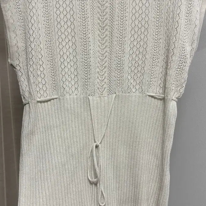 [BUNJANG] She's Cute Summer Knit Top - Greyish / 쉬이즈큐트 썸머니트탑 그레이지