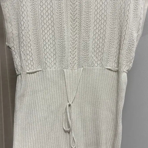 [BUNJANG] She's Cute Summer Knit Top - Greyish / 쉬이즈큐트 썸머니트탑 그레이지