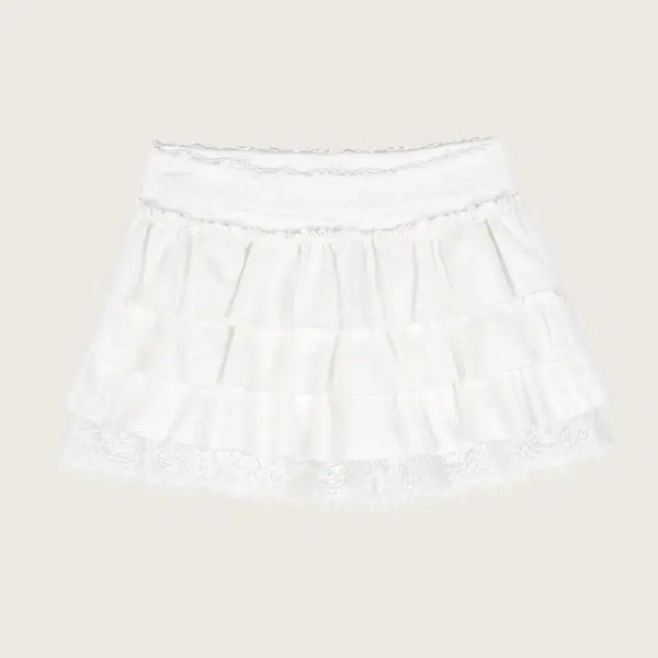 [BUNJANG] Clissier Tutu Ballet Lace Skort White / (새상품) 클리시어 Tutu Ballet Lace Skort, White