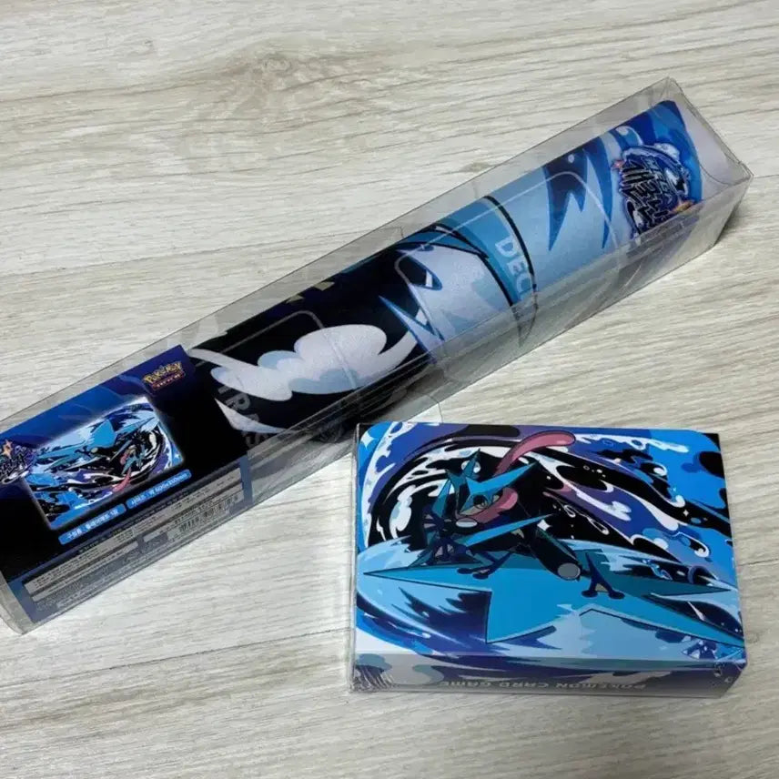 [BUNJANG] Pokemon Mega Greninja Playmat Deck Case / 포켓몬카드 메가개굴닌자 플레이매트 덱케이스