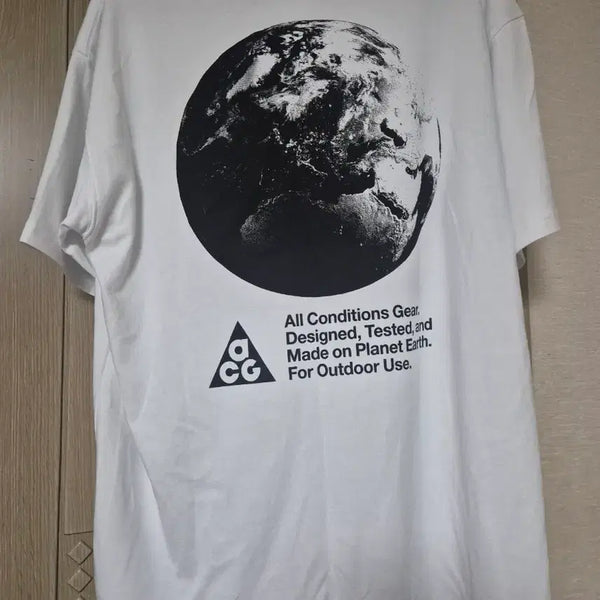 [BUNJANG] Nike ACG Short Sleeve T-Shirt - Size M, White / 나이키 ACG 반팔티 M