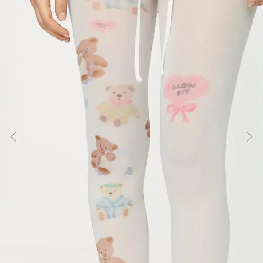 [BUNJANG] Glony Teddy Mesh Tights (New) / [당일발송] 글로니 테디 메쉬 타이즈 스타킹 새상품