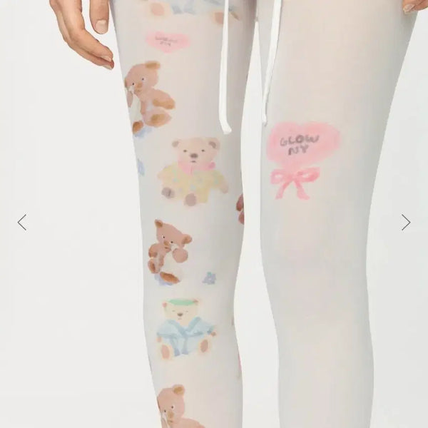 [BUNJANG] Glony Teddy Mesh Tights (New) / [당일발송] 글로니 테디 메쉬 타이즈 스타킹 새상품