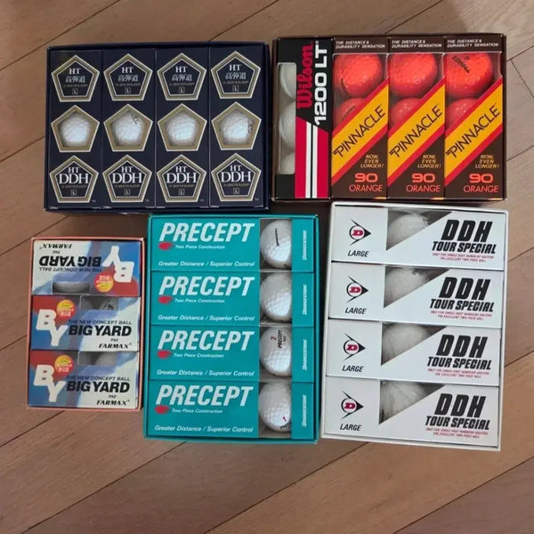 [BUNJANG] Wilson, Dunlop, Precept Golf Balls Assortment / 윌슨 1200 LT 오렌지 골프공던롭 DDH 투어 스페셜 골프공프리셉트 골프공