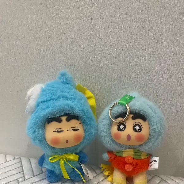 [BUNJANG] Crayon Shin-chan Couple Plush Keychain Bundle Set / 짱구라부부 인형 키링 (일괄)
