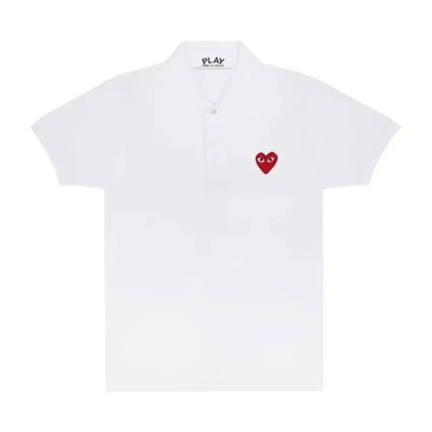 [BUNJANG] Comme des Garçons Short Sleeve Polo Shirt White M/L, Black XL / 꼼데 반팔 카라티 화이트 M, L, 블랙 XL
