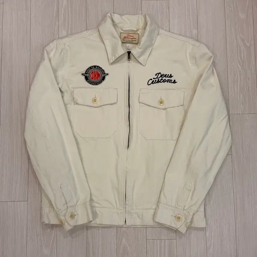 [BUNJANG] Deus Ex Machina Pleasures Work Jacket Natural / 데우스 엑스 마키나 플레져스 워크 자켓 내츄럴
