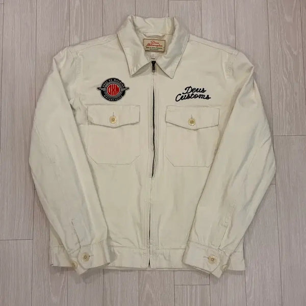 [BUNJANG] Deus Ex Machina Pleasures Work Jacket Natural / 추석세일!! 데우스 엑스 마키나 플레져스 워크 자켓 내츄럴