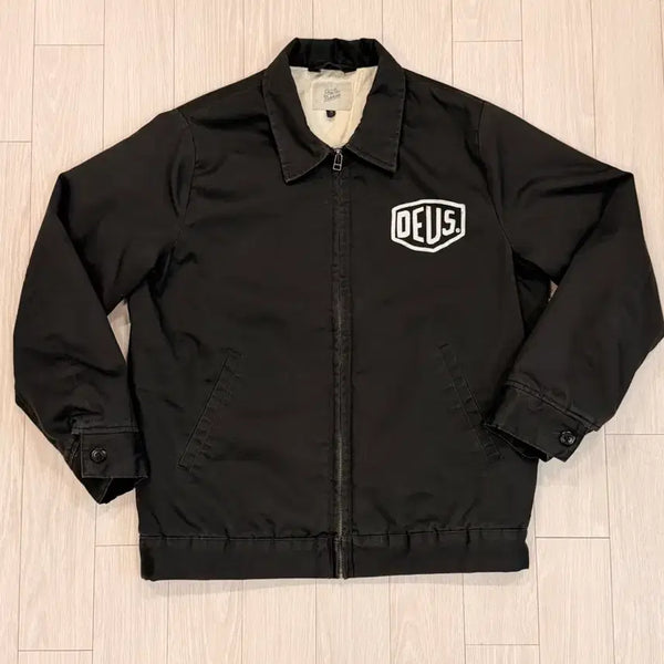 [BUNJANG] Deus Ex Machina Work Jacket Black / 데우스 엑스 마키나 워크 자켓 블랙