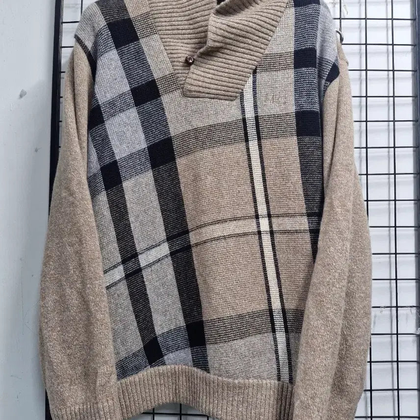 [BUNJANG] Daks Golf Windproof Cashmere Blend Knit 110XXL / 110XXL 닥스 골프 방풍 캐시미어 혼방 폴라 니트.