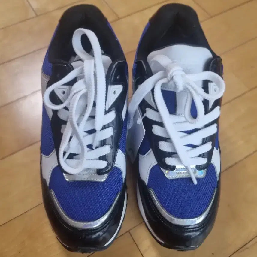 [BUNJANG] HEAD Unisex Height-Increasing Sneakers (Blue/White/Black) / 헤드 운동화 남성용/여성용 블루/화이트/블랙 키높이신발