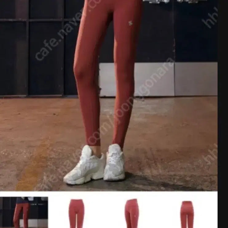 [BUNJANG] Xexymix Leggings Pale Red Size S / 새상품 젝시믹스 레깅스 페일레드 색상