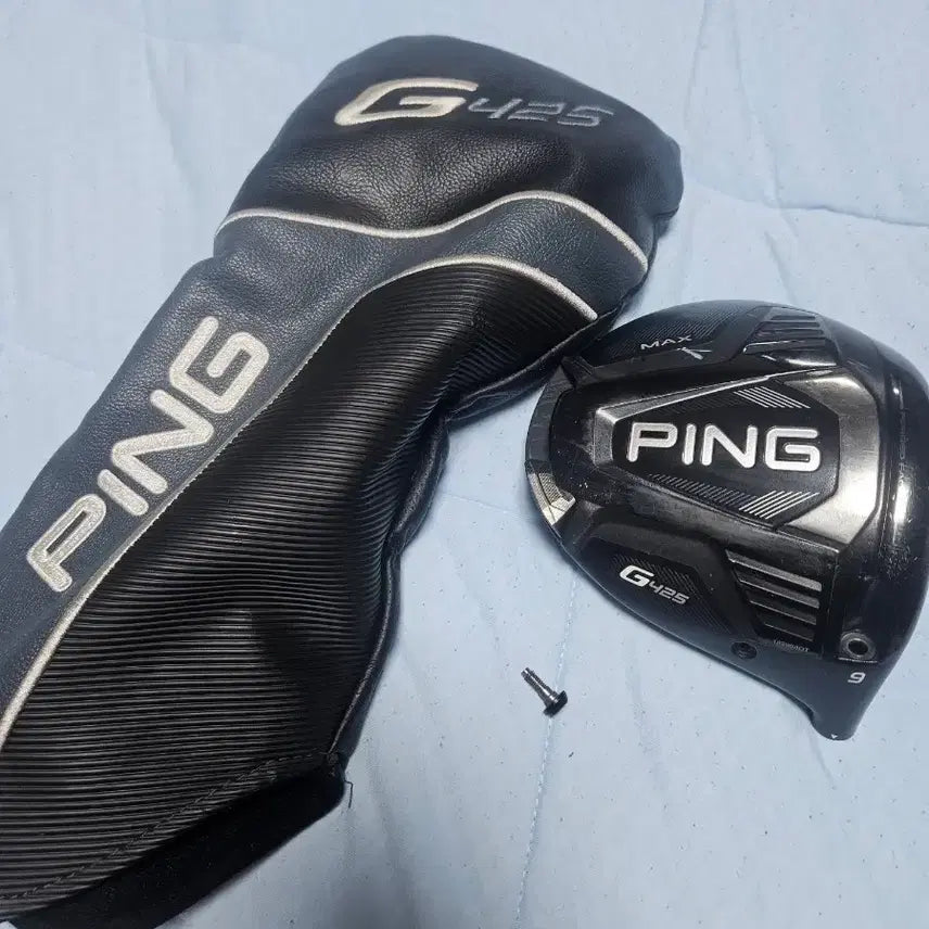 [BUNJANG] PING G425 MAX 9 Degree Driver Head + Pouch (Cracked) / 핑 G425 맥스 9도 헤드+파우치 크랙있음