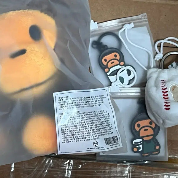[BUNJANG] Starbucks Bearista Milo Keyring Set / 스타벅스 - 베어리스타 마일로 키링 세트