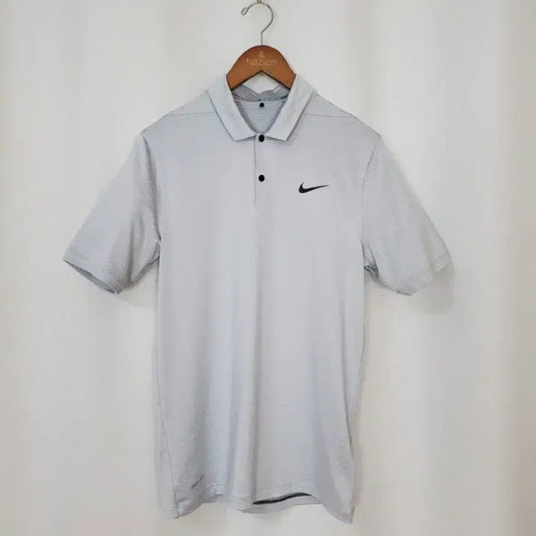 [BUNJANG] Nike Woods Tech Men's S Sand Grey Dri-Fit Polo Shirt / 나이키 우즈텍 남성S