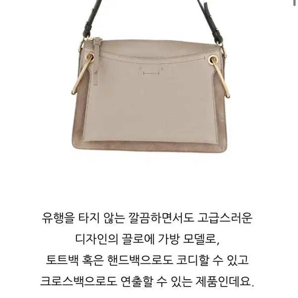 [BUNJANG] Chloé Roy Medium Tote Bag White Leather / 끌로에 로이백 화이트 미듐