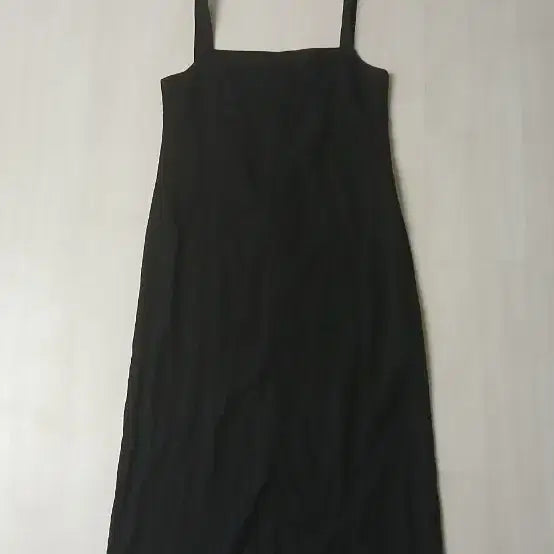[BUNJANG] Black Tube Top Long Dress / 튜브탑 끈원피스