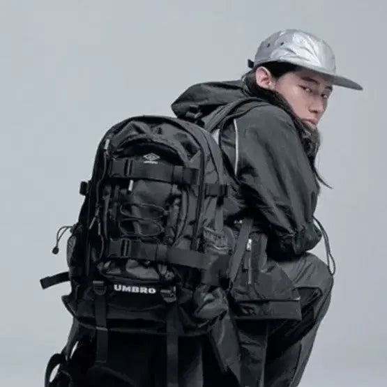 [BUNJANG] Umbro Black Backpack / 엄브로 백팩 블랙