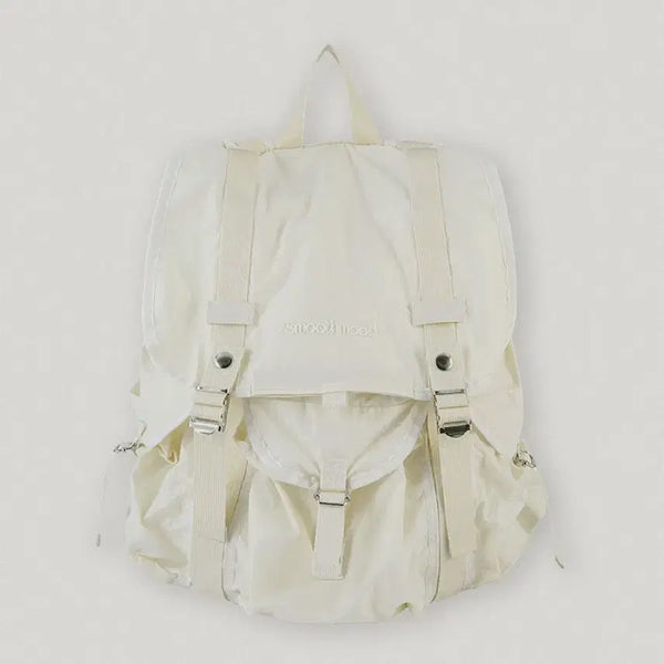 [BUNJANG] Smoothmood Off-Duty Backpack Cream / 스무드무드 오프듀티 백팩 크림