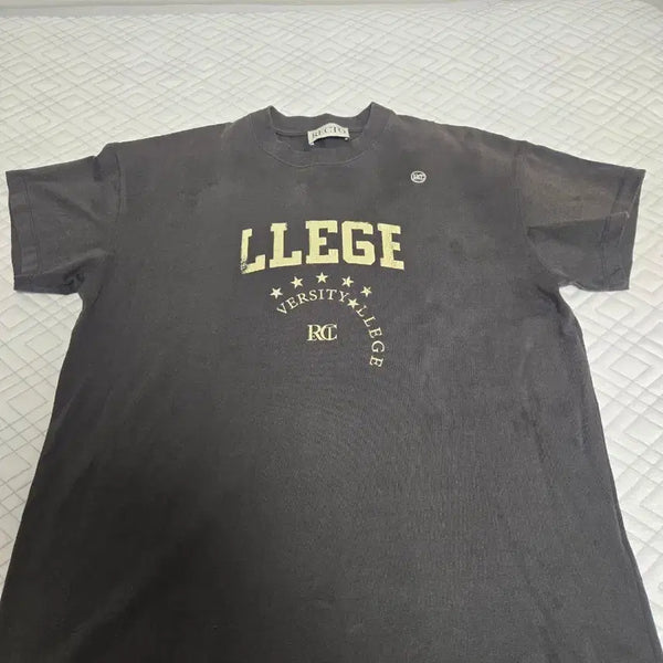 [BUNJANG] RECTO Signature T-Shirt Charcoal / 렉토 RECTO 시그니처 티셔츠