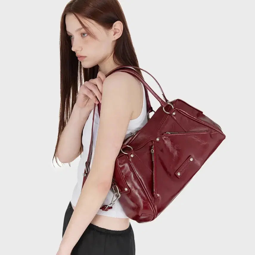 [BUNJANG] Sunburn Project Moss Bag Burgundy / 썬번프로젝트 모스백 버건디