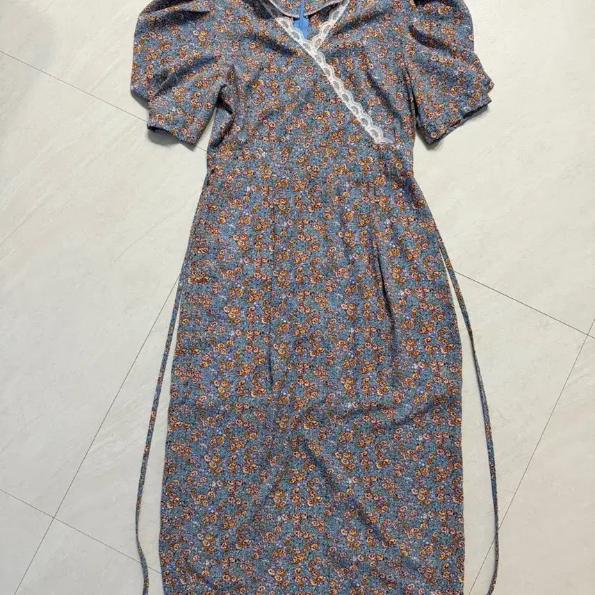 [BUNJANG] Puff Sleeve Dress - Size S / 퍼프 원피스 s