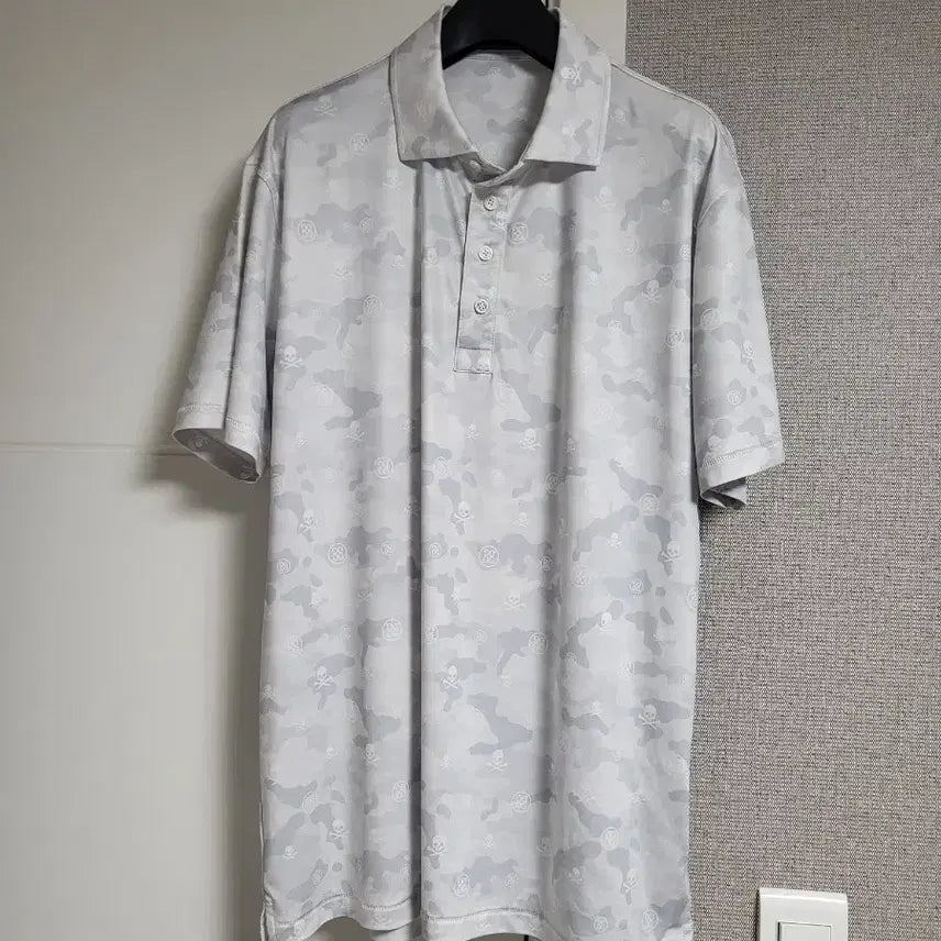 [BUNJANG] G/FORE Camouflage Short Sleeve Polo Shirt / 지포어 카모플라쥬 반팔 카라티 M
