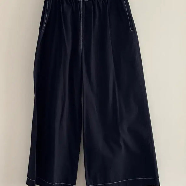 [BUNJANG] Comme des Garçons White Stitch Pants / 꼼데가르송 화이트 스티치 팬츠