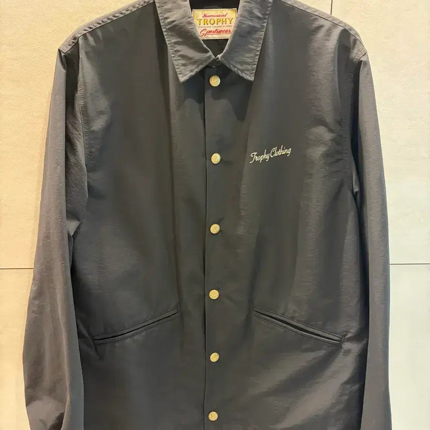 [BUNJANG] Tropic Clothing Coach Jacket Black Size 40 / 트로피클로딩 코치자켓 블랙 40사이즈