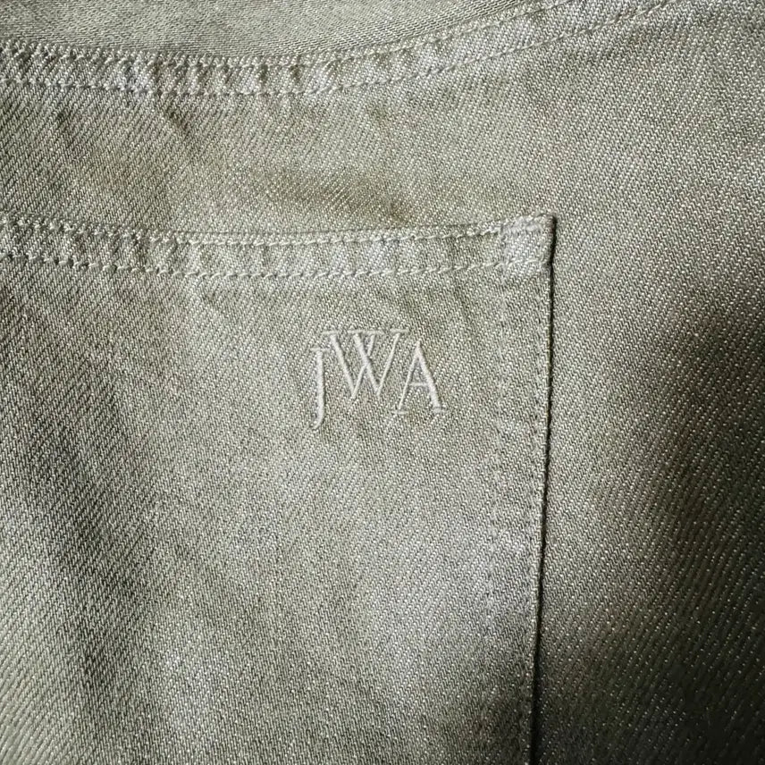[BUNJANG] Uniqlo JW Anderson Straight Jeans - Olive Green, Size 26 / 유니클로 JW앤더슨 스트레이트진