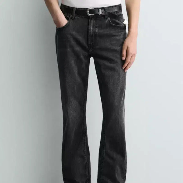 [BUNJANG] ZARA Flare Fit Jeans Dark Gray / [31 / EU40] 자라 플레어 핏 청바지 먹색