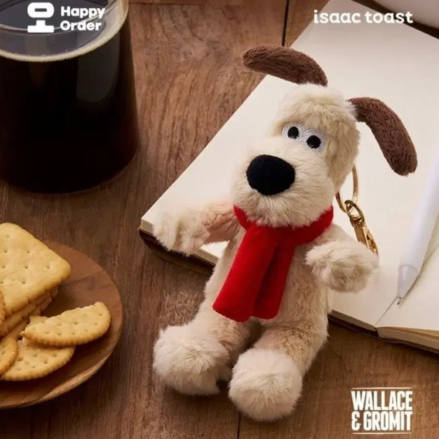 [BUNJANG] Official The Great Gromit Limited Edition Scarf Version Keyring / 정품 미개봉 이삭토스트 한정판 그로밋 키링 단종 선물 목도리