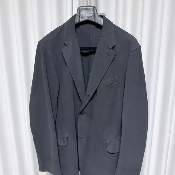 [BUNJANG] Comoli Garment Dyed Jacket Black Size 2 / 코모리 가먼트 다잉 자켓 블랙 2사이즈
