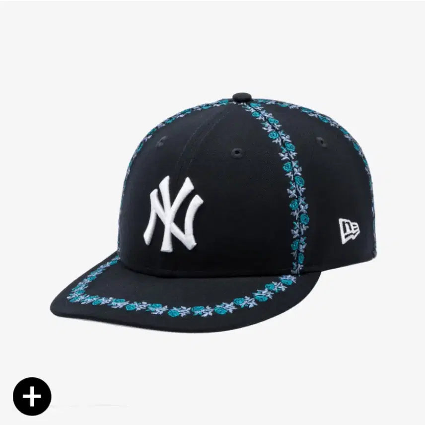 [BUNJANG] New Era MLB New York Yankees Rose Low Profile Fitted Cap Navy / 뉴에라 MLB 뉴욕 양키스 로즈 네이비 718(56.8cm)