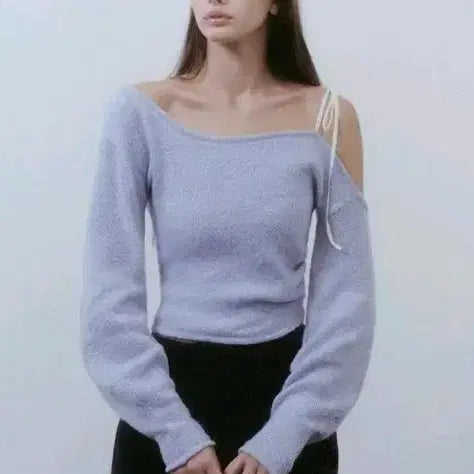 [BUNJANG] Aviamohia One Shoulder Jersey Top / 아비에무아 원숄더 저지탑