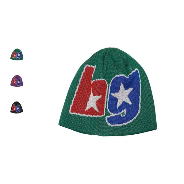 [BUNJANG] Hysteric Glamour Double Star Logo Beanie / 히스테릭글래머 더블스타 로고 비니