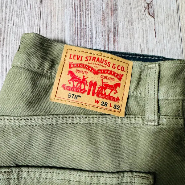 [BUNJANG] Levi's 578 Relaxed Fit Jeans Khaki Brown / 리바이스 578 카키브라운