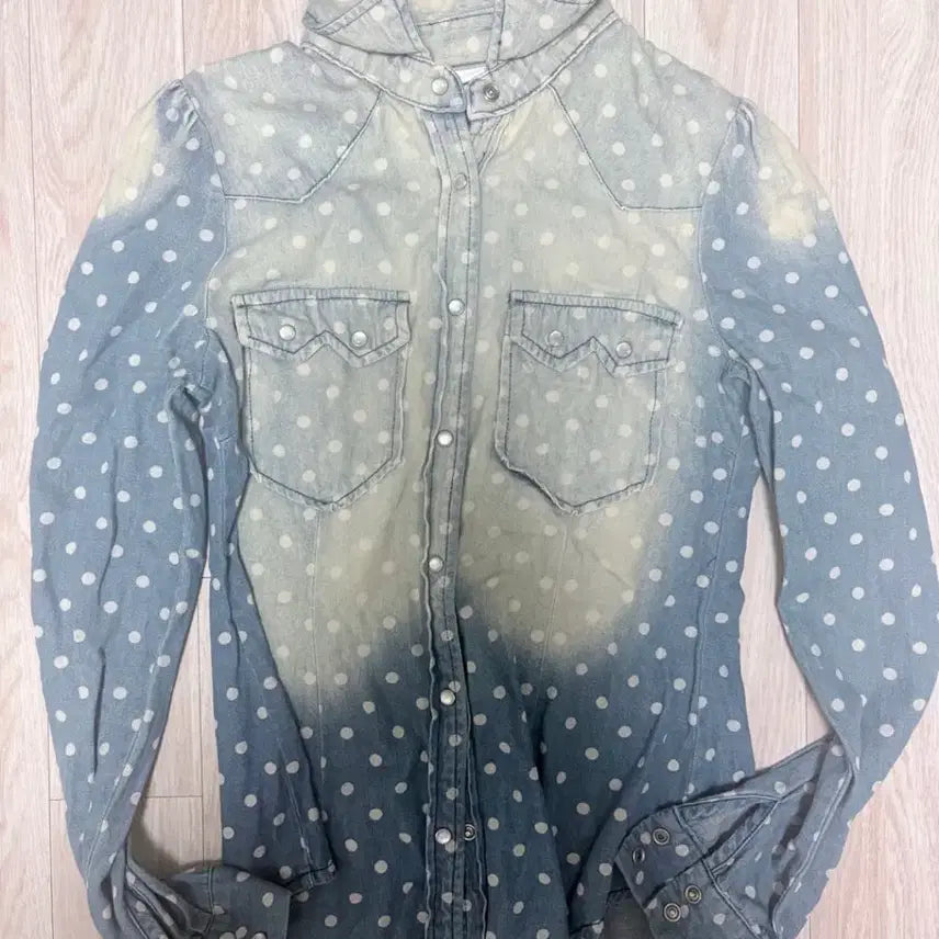 [BUNJANG] Shop502 Polka Dot Shirt / Shop502 빈티지 땡땡이 도트 셔츠