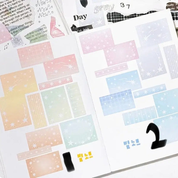 [BUNJANG] Jeje Universe B-Grade Star Notebook Kiss Cut Washi Tape / 제제유니버스 B급별노트 키스컷