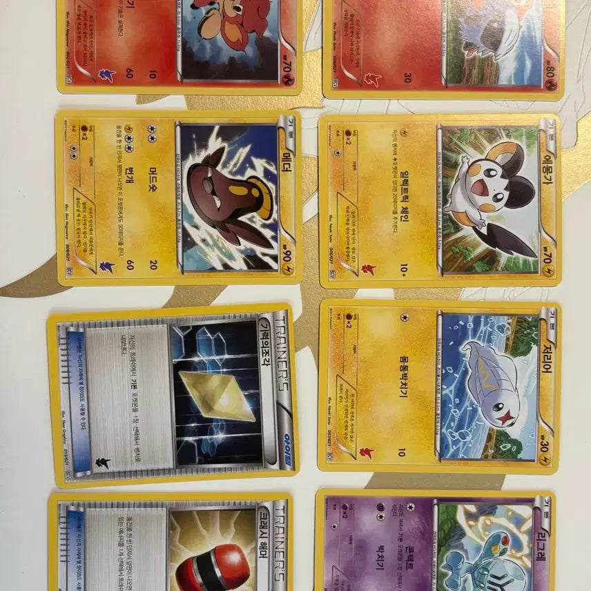 [BUNJANG] 2011 Pokemon Card 8 Card Bundle Set / 2011년도 포켓몬 카드 8장 일괄 판매