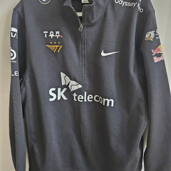 [BUNJANG] T1 2022 Worlds Half-Zip Pullover XL / 2022 T1 티원 월즈 유니폼 하프집업 XL