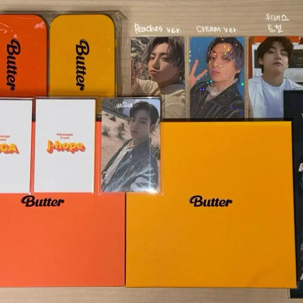 [BUNJANG] BTS Butter Album Jungkook Bundle Set Photocard / bts 방탄 버터 앨범 정국 포카 (일괄)