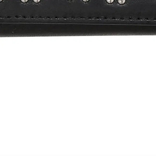 [BUNJANG] Hysteric Glamour Logo Stud Leather Trifold Wallet / 히스테릭글래머 로고 스터드 3단 반지갑
