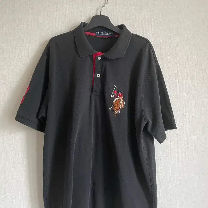 [BUNJANG] Polo Ralph Lauren Black Long Sleeve Polo Shirt L / 폴로 블랙 긴팔 카라티 L