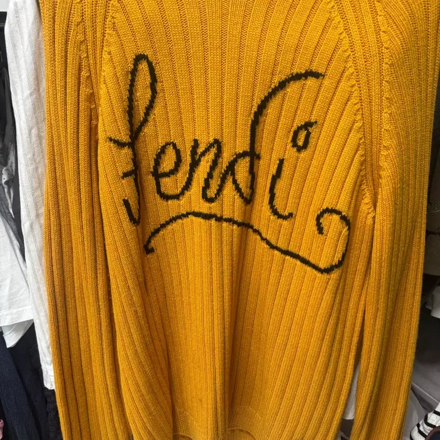 [BUNJANG] Fendi Intarsia Logo Wool Knit / 펜디 인타르시아 로고 울니트  급처해봅니다