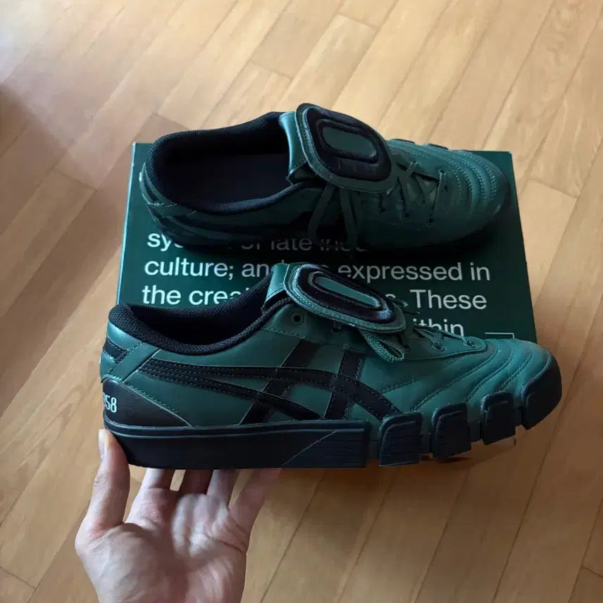 [BUNJANG] ASICS Auto958 GEL-FLEKKE Hunter Green Black / 아식스 오토958 젤 플렉스키 헌터 그린 블랙 275